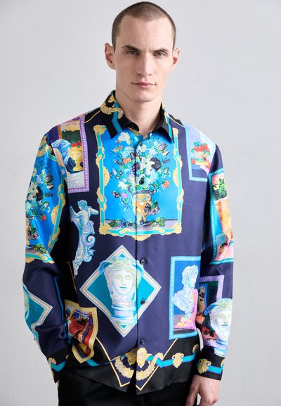 Versace INFORMAL GALLERY - Camisa - ink blue/black/multicolor