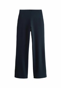 SMOOTHING PONTE WIDE LEG -REGULAR FIT - Püksid - navy blue
