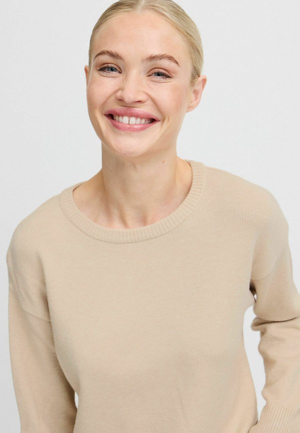 BYNONINA - Jumper - cement melange2