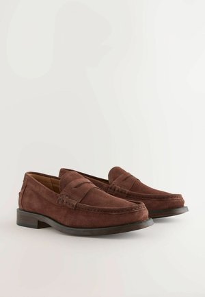 Next REGULAR FIT - SUEDE LOAFERS - Jalga libistatavad jalanõud - rust brown