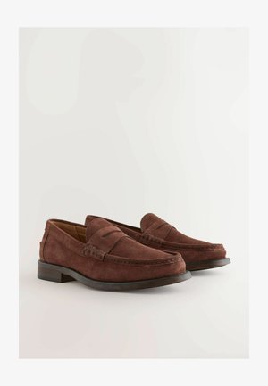 Next REGULAR FIT - SUEDE LOAFERS - Instappers - rust brown