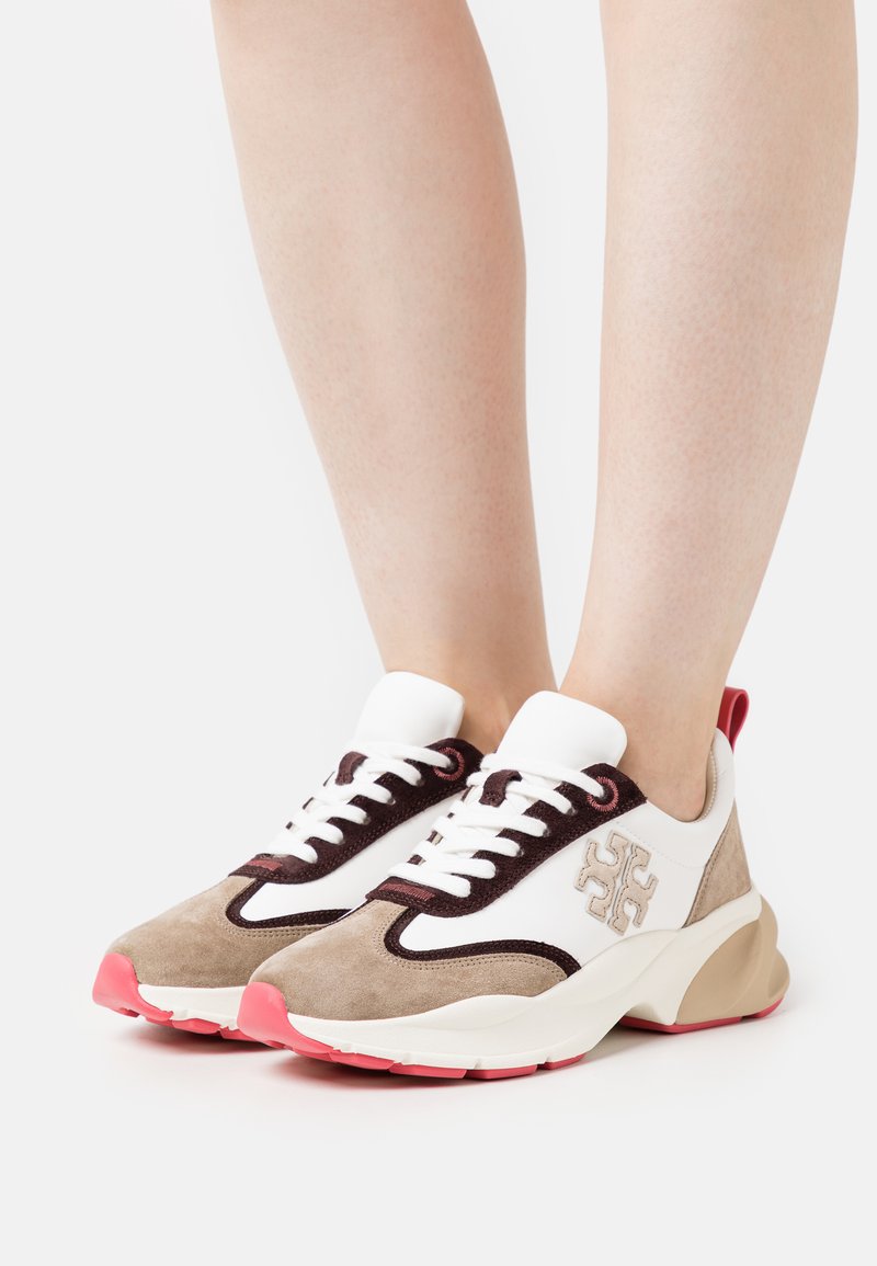 Tory Burch GOOD LUCK TRAINER - Sneakers - new ivory/taupe/beige