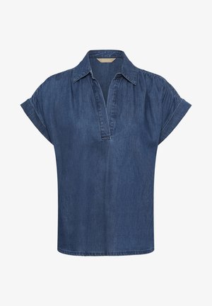 Culture, CUMAXY ARPA CAPSLEEVE - Camicetta - dark blue wash