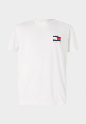 Tommy Jeans FLAG GRAPH - Print T-shirt - ecru