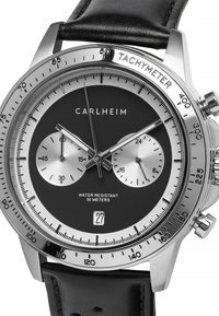 Carlheim RACING AKSEL 40MM RACING  - Cronógrafo - black and silver coloured silver