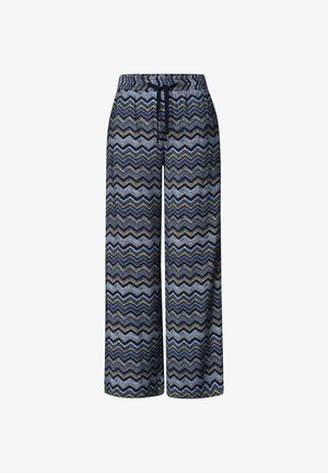 Street One, HIGH WAIST WIDE LEG HOSE IM LOOSE FIT - Pantalon classique - frozen wave