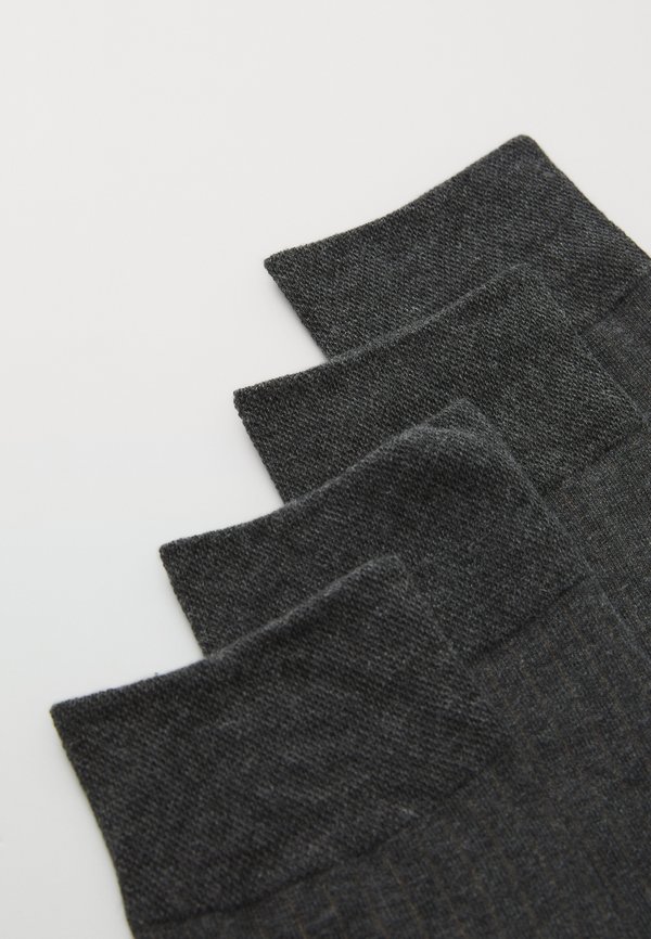 ONLINE MEN SHADOW STRIPES SOCKS 4 PACK - Socks - anthracite melange2