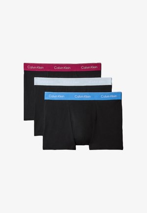 Calvin Klein Underwear, 3 PACK - Boxer aderenti - black bodies w poseidon blue plein