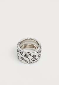 WIDE MILLEFLEURS - Δαχτυλίδι - silver-coloured