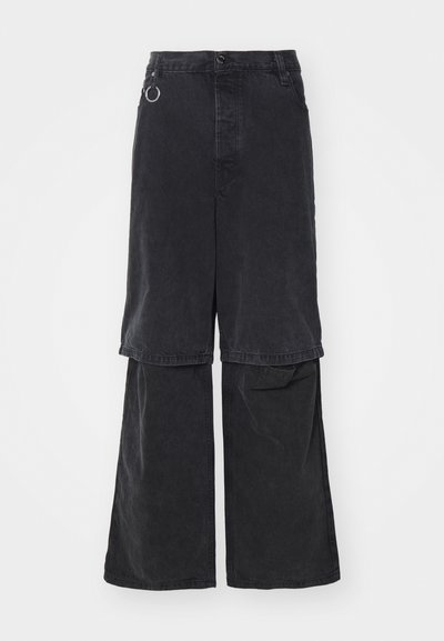 Études NOCTURNE - Laza szabású farmerek - black washed