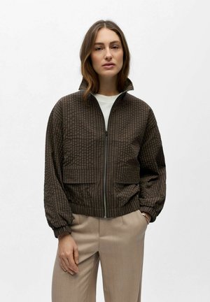 KARIERTE - Veste légère - seal brown