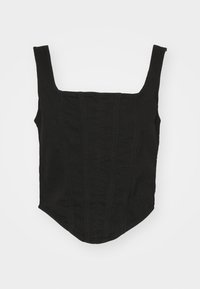 SEAMING BUSTIER - Felső - denim black