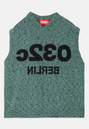 SELFIE UNISEX - Waistcoat - blue/phosphor green