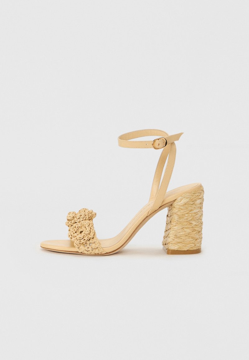Stuart Weitzman MAGNOLIA - Ankle cuff sandals - natural tonal