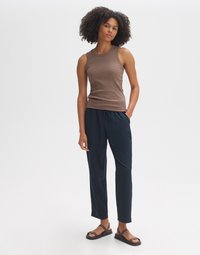 OPUS SLIM FIT RIB - Top - cocoa