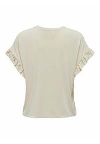 ONLY MIT KURZEN ÄRMELN GERÜSCHTES - T-shirt basic - sandshell