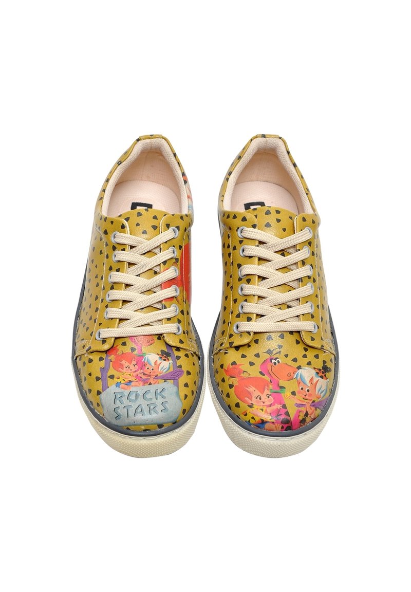 Damen Sneaker low | Dogo STARS Sneaker low gelb - RN51003 Damen Sneaker low | Dogo STARS Sneaker low gelb - RN51003