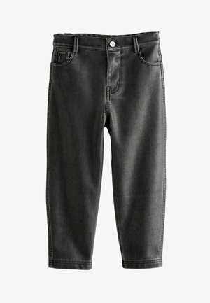 BARREL LEG - Hlače - black