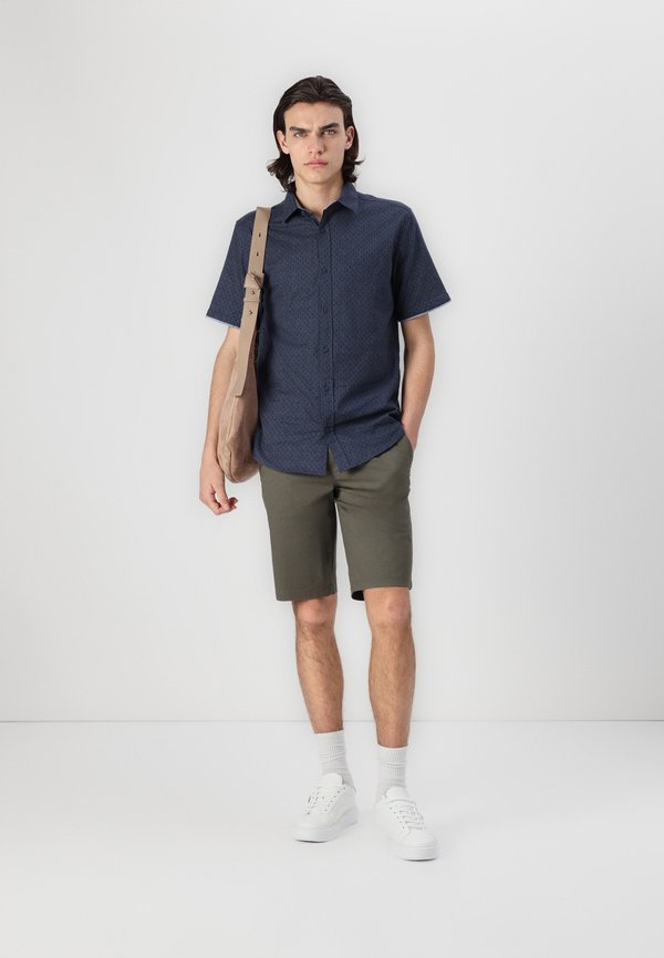 SLIM PRINTED - Shorts - olive4