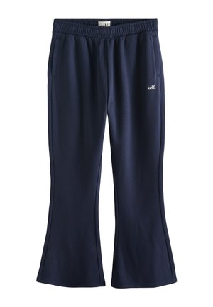 Self., REGULAR FIT  WIDE LEG JOGGERS - Trainingsbroek - navy