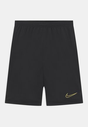 UNISEX - Sports shorts - black/white/saturn gold