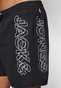 Jack & Jones DOUBLE LOGO - Fürdőnadrág - black