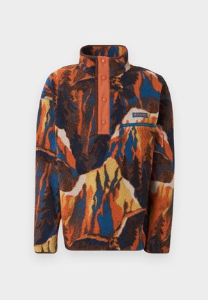 Columbia, HELVETIA PRINTED HALF SNAP - Fleecepullover - teak brown soarin