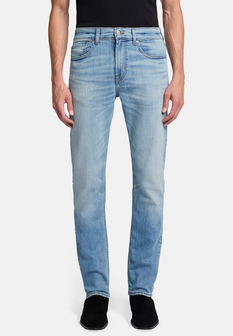 7 for all mankind SLIM FIT jasnoniebieski