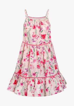 happy girls MIT FLAMINGO - Denní šaty - light pink