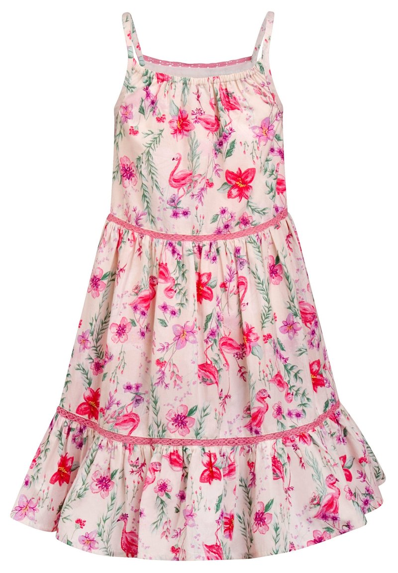 happy girls MIT FLAMINGO - Denní šaty - light pink