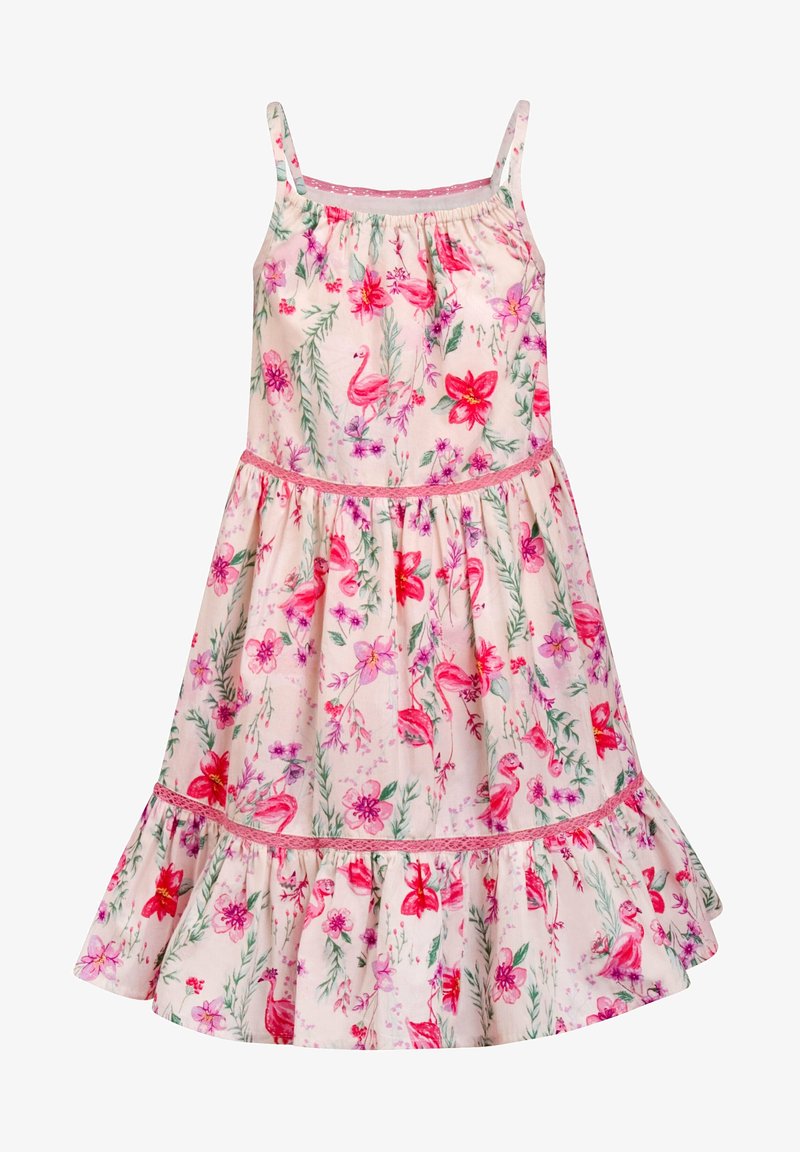 happy girls MIT FLAMINGO - Denní šaty - light pink