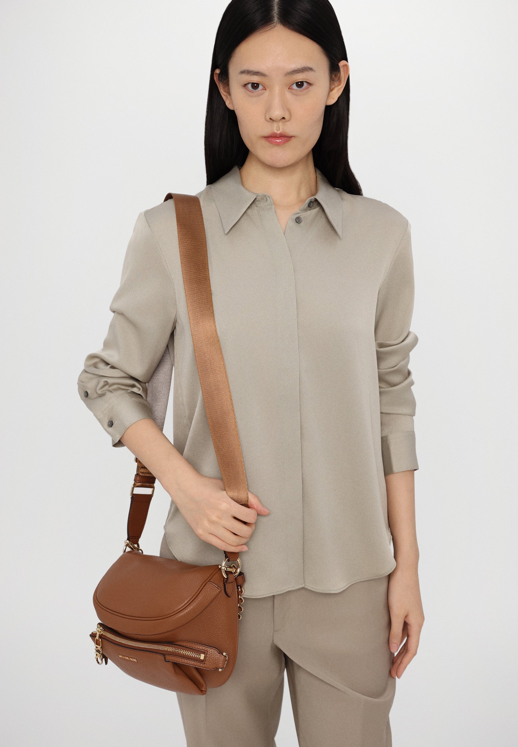 売れ筋商品|||タイガー オブ スウェーデン シャツ レディース トップス CELSA - Button-down blouse - summer sage Pointed Collar Celsa Shirt | Tiger Of Sweden
