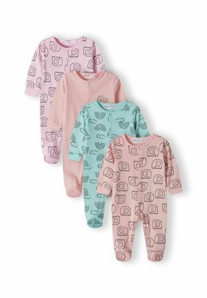 4 PACK  - Overal na spanie - pink  mint  mauve