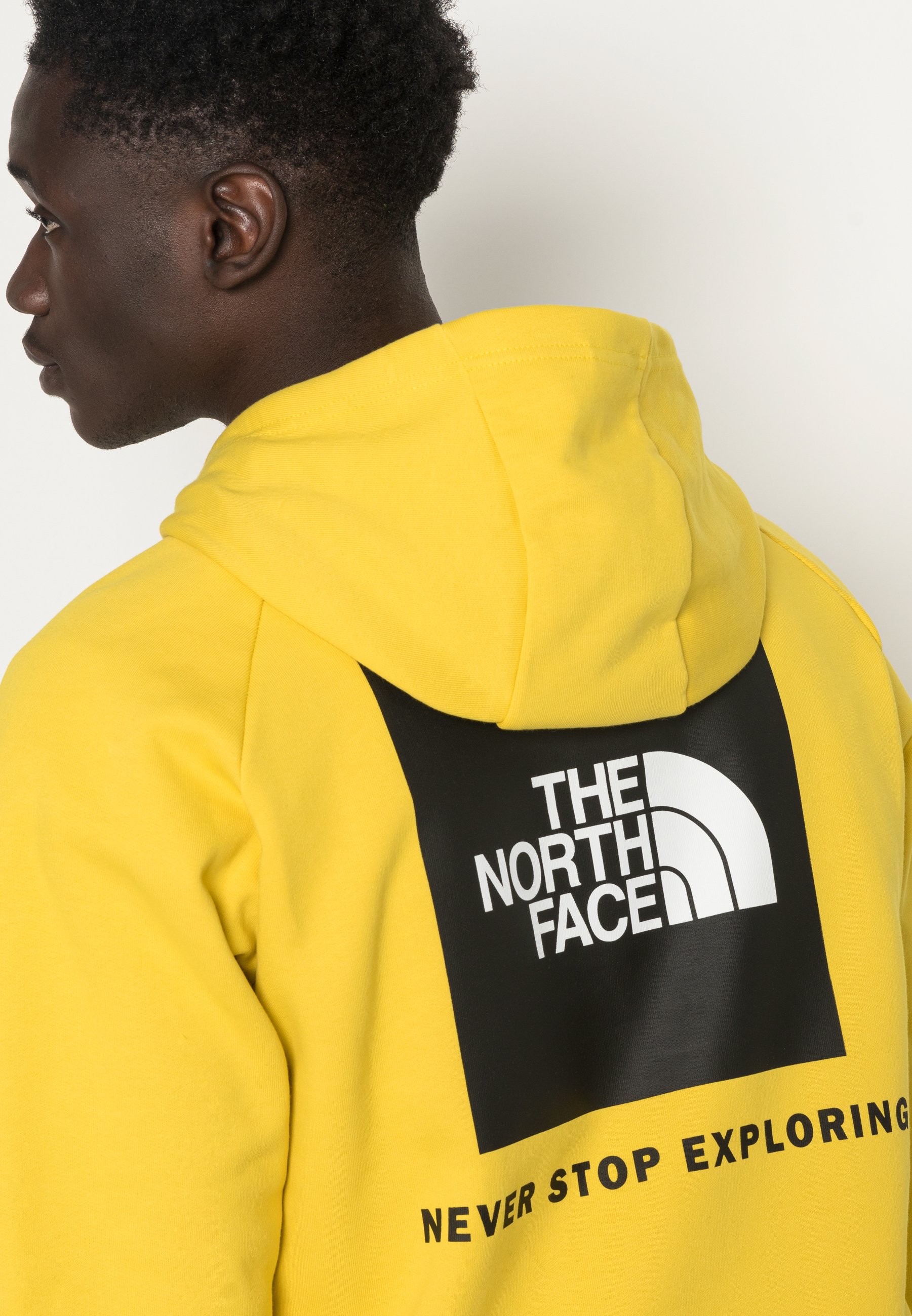 The North Face RAGLAN HOODIE - Sudadera - acid yellow/amarillo - Zalando.es