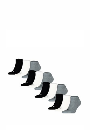 12 PACK - Chaussettes - schwarz/weiß/grau