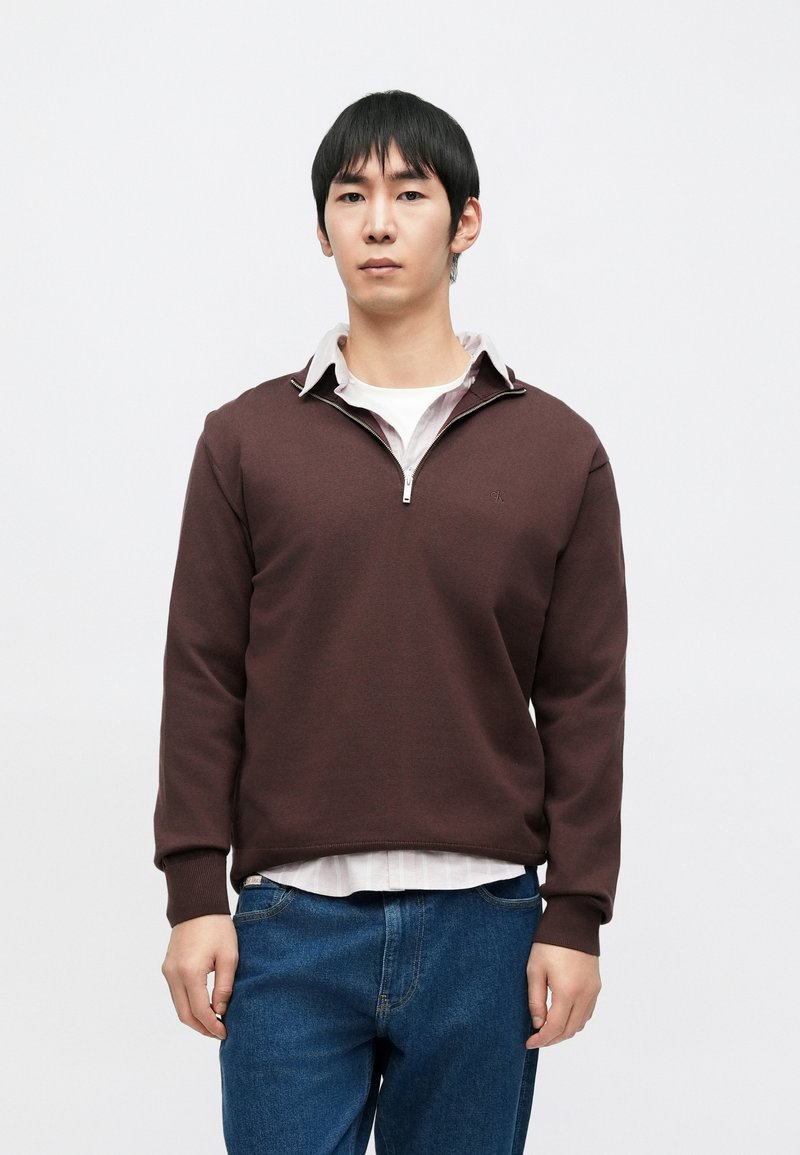 Calvin Klein Svetr - rich brown