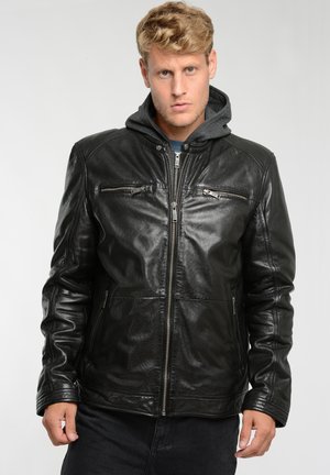 Veste en cuir - black