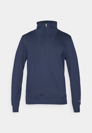 Champion ICONS TONAL HALF ZIP SMALL LOGO - Sweatshirt - navy