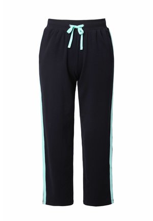 SIDE STRIPE ELASTIC WAIST JOGGERS - Verryttelyhousut - black