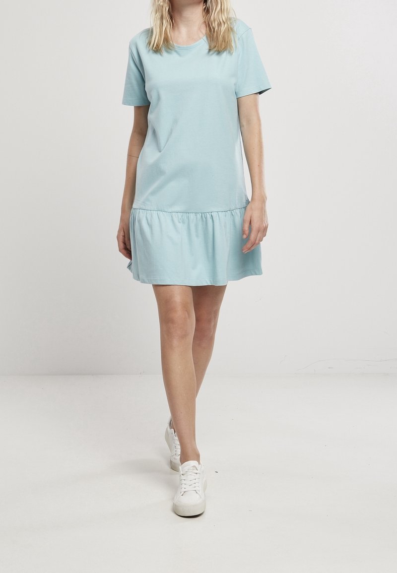 Urban Classics Vestito di maglina light blue/celeste (Second