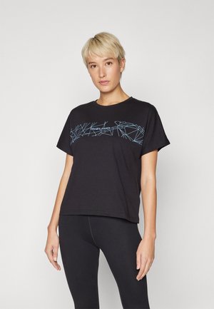 ATHLETICS GRAPHIC TEE - T-Shirt print - black