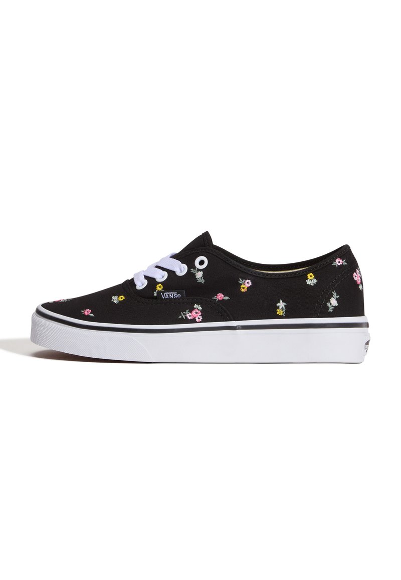 Vans AUTHENTIC floral embroidery black/pink/black