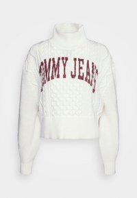 Tommy Jeans Stickad tröja - off-white