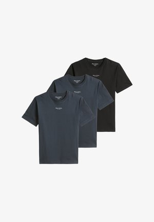 Marc O'Polo, MARC O'POLO 3 PACK - T-shirt basic - dunkelblau schwarz