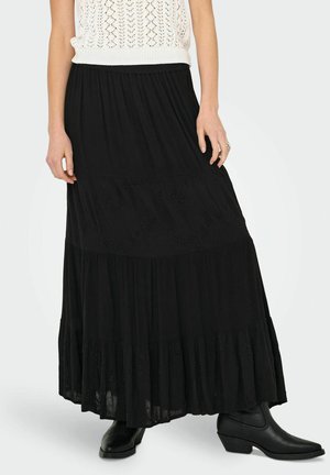 ONLY ONLCHIARA - Jupe longue - black