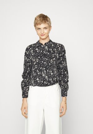 ONLY ONLDALINA - Blúzka so zapínaním na gombíky - black