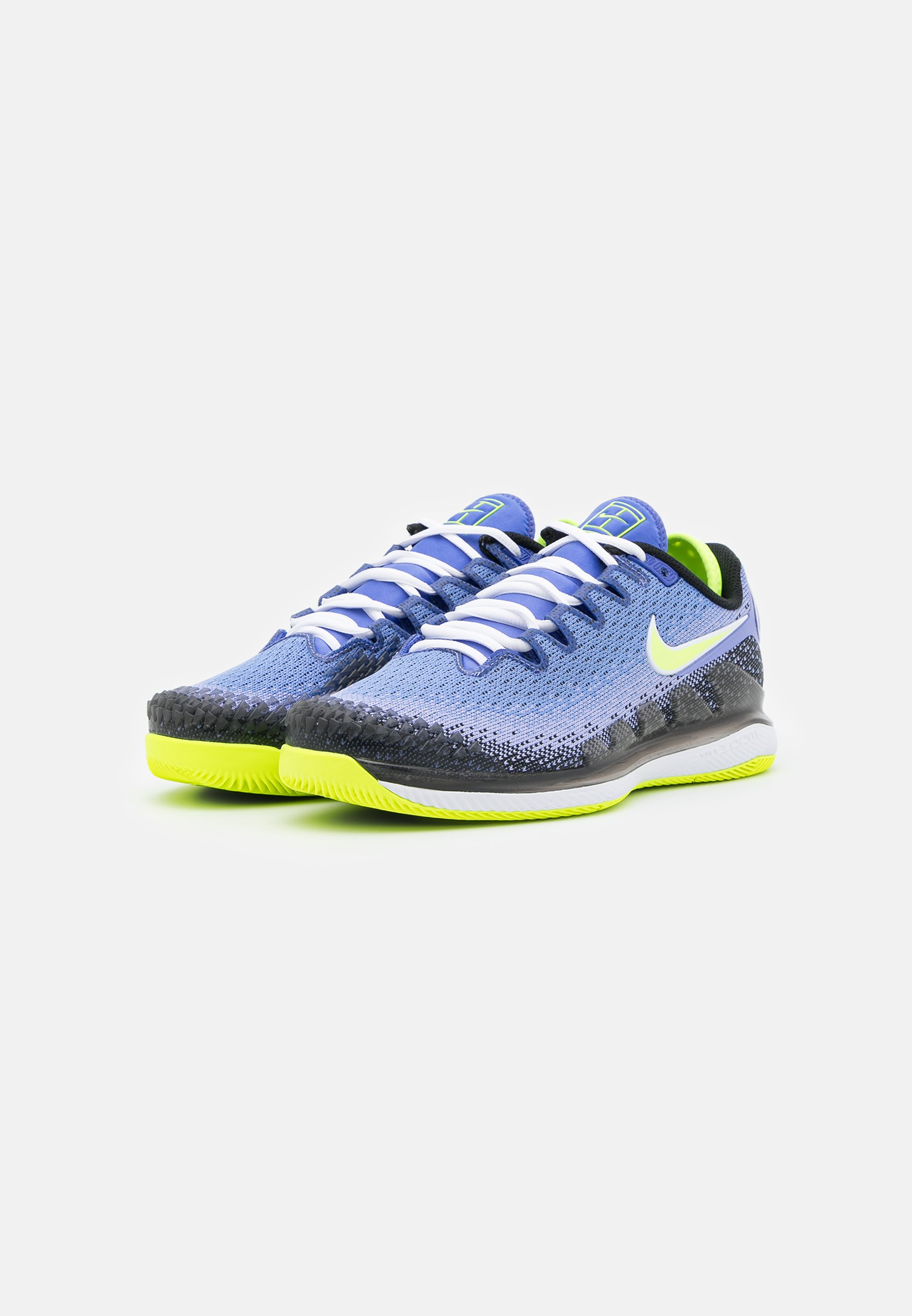 Nike Performance AIR ZOOM VAPOR X - Allcourt tennissko - opti yellow/valerian blue/bright citron Nike Performance AIR ZOOM VAPOR X - Allcourt tennissko - opti yellow/valerian blue/bright citron