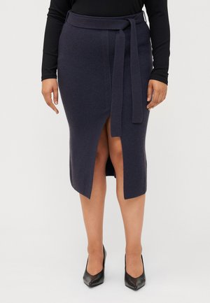 SKIRT - Pencil skirt - china blue