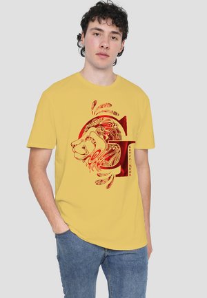 Cotton Soul, HARRY POTTER GRYFFINDOR G - Print T-shirt - mottled light yellow