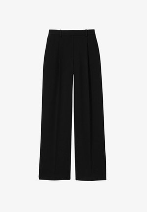 Reiss PETITE FIT - EDEN ELASTICATED WAIST WIDE - Püksid - black